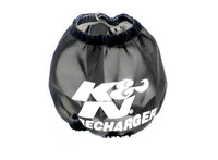 K&N Engineering K&N Universal PreCharger Round Tapered Air Filter Wrap Black 3in Base ID x 2in Top ID x 3in H