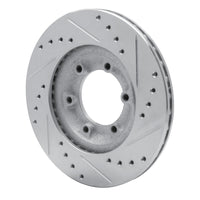 R1 Concepts R1 84-87 Isuzu TROOPER Front Left Drilled & Slotted Silver Brake Rotor