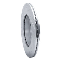 R1 Concepts R1 2015-2025 Subaru WRX Rear Right Drilled & Slotted Silver Brake Rotor