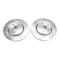 PowerStop Power Stop 18-19 Toyota C-HR Front Evolution Drilled & Slotted Rotors - Pair
