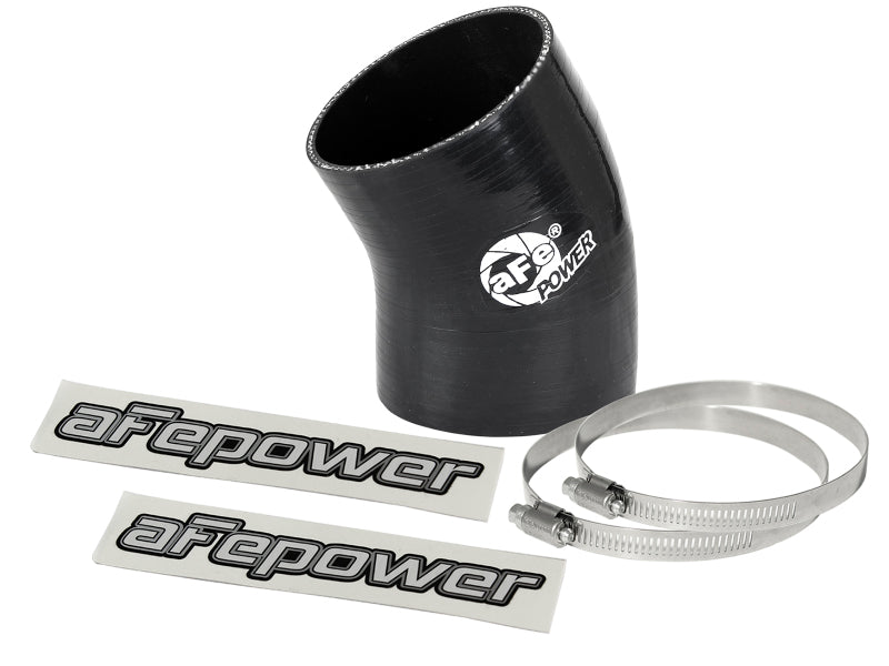 aFe Magnum FORCE Intake Coupling Kit (3 IN ID x 30 Deg.) Elbow Coupler - Black