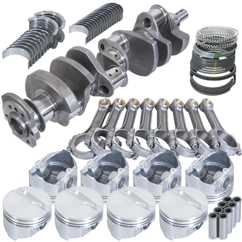 Eagle Chevy 350 3.750in Crank 5.700in I-Beam Rods -7cc Flat Top 4.040in Pistons Rotating Assembly