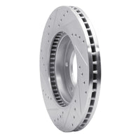 R1 Concepts R1 06-14 Hyundai Entourage Front Right Drilled & Slotted Silver Brake Rotor