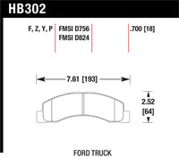 Hawk Performance Hawk Super Duty Street Brake Pads