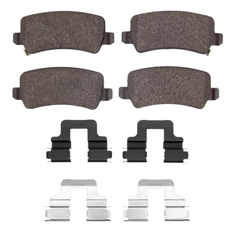 R1 Concepts R1 2016-2017 Hyundai AZERA Rear R1 Ceramic Pads & Hardware Kit