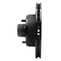 R1 Concepts R1 1978-1990 Buick Estate Wagon Front Left Drilled & Slotted Black Brake Rotor