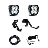 Baja Designs 15-20 Ford F-150 / 17-20 Ford Raptor Squadron Sport 2.0 A-Pillar Kit (Spot) - Clear