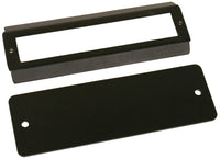 Tuffy Products Tuffy Stereo Dash Cutout Cover Plate- Black