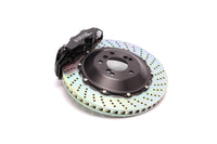 Dinan 06-06 BMW 325i Front Brake Kit - Black Calipers - Drilled