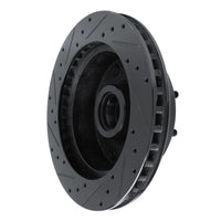R1 Concepts R1 78-81 Dodge B350 Front Right Drilled & Slotted Black Brake Rotor