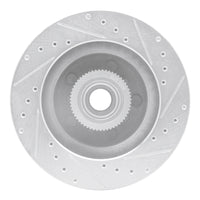 R1 Concepts R1 93-95 Chevrolet G10 Front Right Drilled & Slotted Silver Brake Rotor