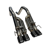 Kooks Headers Kooks 09-13 Chevrolet Corvette Z06/ZR1 3in. Valved Axle-Back Exhaust w/ CF Tips