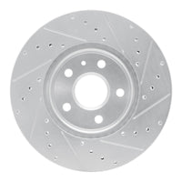 R1 Concepts R1 10-25 Buick ALLURE Front Left Drilled & Slotted Silver Brake Rotor