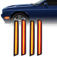 ORACLE Lighting Oracle 15-21 Dodge Challenger Concept Sidemarker Set - Tinted - No Paint