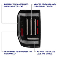 Form Lighting 22-24 Ford Maverick LED Tail Lights Smoked (Pair)