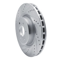 R1 Concepts R1 03-17 Dodge Viper Front Left Drilled & Slotted Silver Brake Rotor