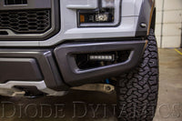 Diode Dynamics 17-19 Ford Raptor SS Fog Kit 12.0 In - Amber Wide