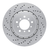 DFC 06-08 BMW Z4 Left Front Drilled Hi-Carbon Alloy Geomet Coated Rotor