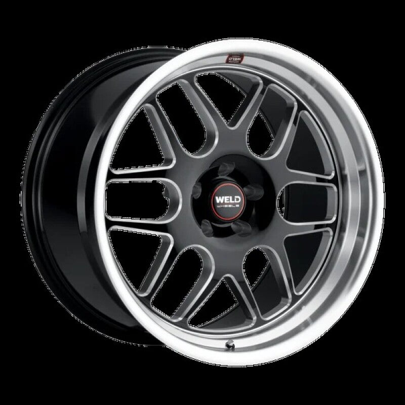 Weld Solana 18x12 / 5x120.65 BP / ET50 / 70.3mm Bore - Gloss Black MIL DIA Wheel
