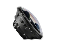 Raxiom 97-18 Jeep Wrangler TJ & JK 6-LED Headlights w/ Partial Halo- Black Housing (Clear Lens)