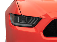 Raxiom 15-17 Ford Mustang GT350 GT500 LED Projector Headlights- Black Housing (Clear Lens)