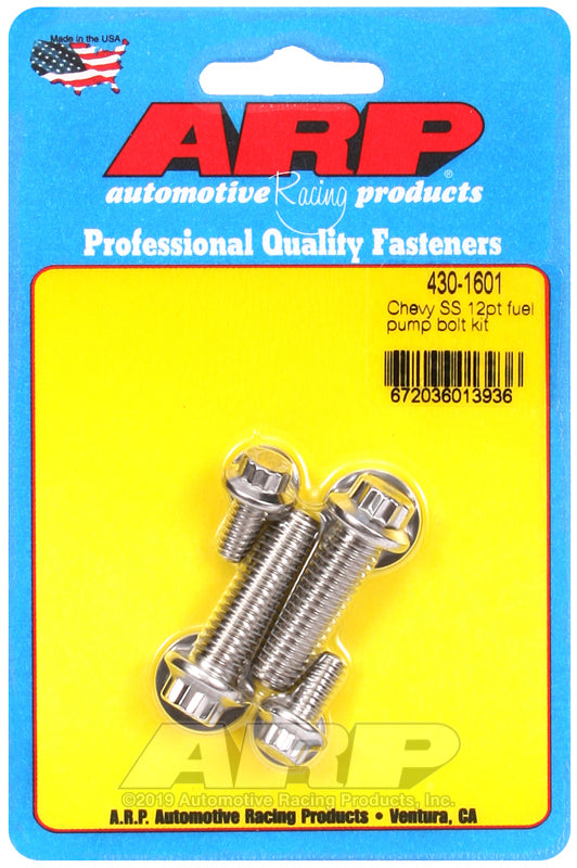 ARP Chevy SS 12pt Fuel Pump Bolt Kit