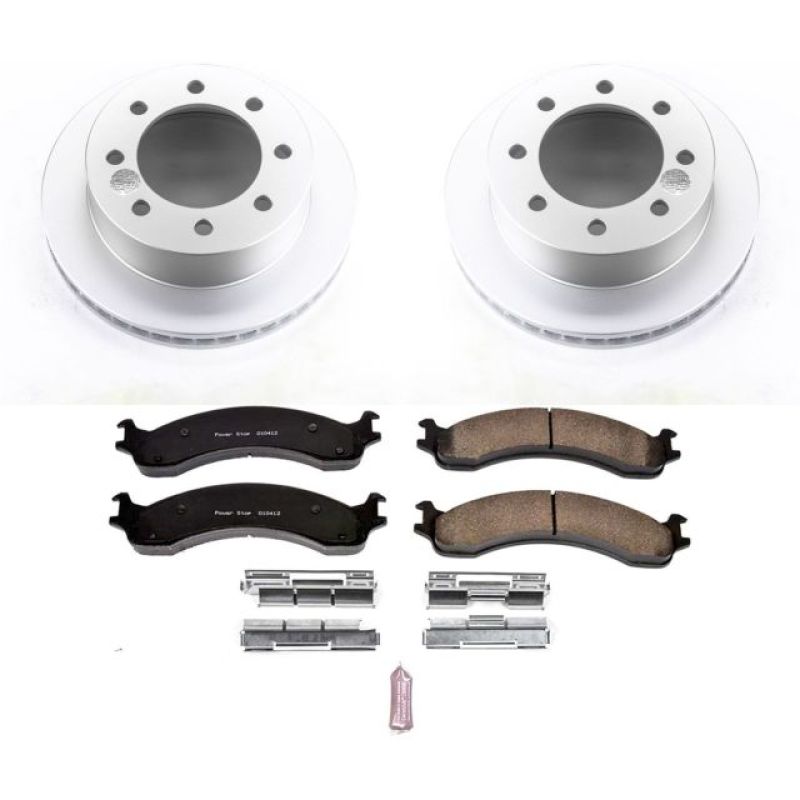PowerStop Power Stop 00-02 Dodge Ram 2500 Front Z17 Evolution Geomet Coated Brake Kit