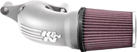 K&N Engineering K&N 17-18 Harley-Davidson Touring Models Performance Air Intake System Silver