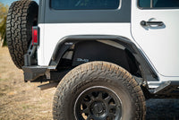 DV8 Offroad 07-18 Jeep Wrangler JK Rear Inner Fender - Satin Black