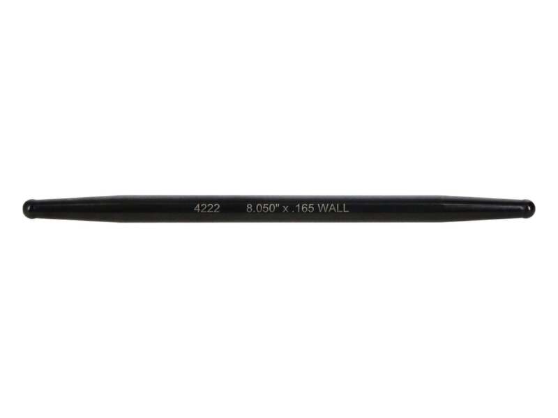 Manley Performance Manley Push Rod - 7/16 Dia. - 8.400 Length - 0.165 Wall - 4130 Chrome Moly - Swedged End - Set of 8