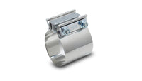 Vibrant Easy Seal SS Exh Sleeve Butt Joint Clamp for 4in O.D. Tubing also 4in Nominal Oval Tubing