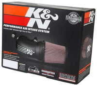 K&N Engineering K&N 08-17 Harley-Davidson Touring Models Performance Air Intake System Silver