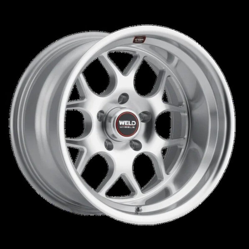 Weld Solana 20x8 / 5x127 BP / ET0 / 78.1mm Bore - Gloss Silver Machined Wheel