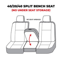 Covercraft 10-12 Dodge Ram Polycotton SeatSaver Custom Front Row Seat Covers - Grey
