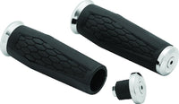 Kuryakyn Hex Grips 1inch Universal Chrome