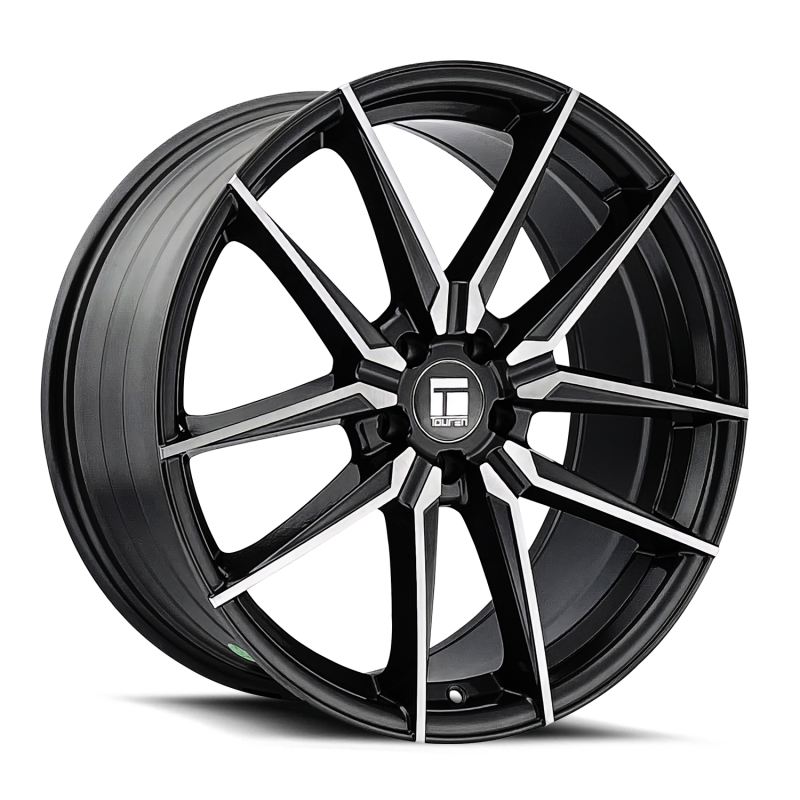 Touren 3294 TR94 19x8.5 / 5x112 BP / 35mm Offset / 66.6mm Hub Gloss Graphite Brushed w/ Dark Wheel