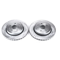 PowerStop Power Stop 06-10 Jeep Grand Cherokee Rear Evolution Drilled & Slotted Rotors - Pair