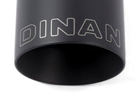 Dinan Double-Walled 4in Clamp-On Exhaust Tip - Black - 4in Outlet / 2.75in Inlet