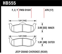 Hawk Performance Hawk 06-10 Jeep Commander / 05-10 Grand Cherokee / 05-10 Armada / 04 Pathfinder / 04-10 Tital 5.6L /