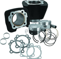 S&S Cycle 86-21 Sportster Models High Compression 1250cc Conversion Kit - Wrinkle Black