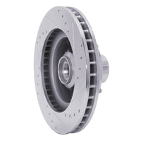 R1 Concepts R1 1969-1973 Chrysler New Yorker Front Left Drilled & Slotted Silver Brake Rotor