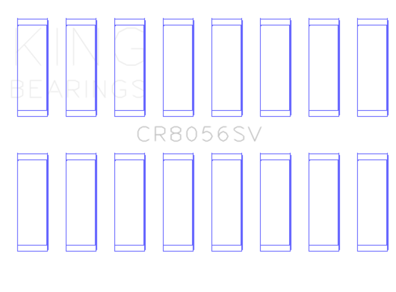 King Engine Bearings King Ford 6.7 Power Stroke V8 Diesel (Size 0.25) Connecting Rod Bearing Set Sputter Replacement