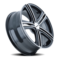 Touren 3262 TR62 16x7 / 4x100/114.3 BP / 40mm Offset / 67.1mm Hub Gloss Black Machined Wheel