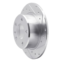R1 Concepts R1 78-81 BMW 733I Rear Right Drilled & Slotted Silver Brake Rotor