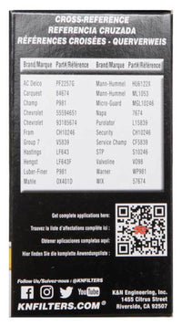 K&N Engineering K&N Performance Oil Filter for 09-19 GM 1.4L / 1.6L / 1.8L w/ Hengst Filter Housing