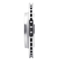 R1 Concepts R1 89-95 Chrysler LeBaron Rear Left Drilled & Slotted Silver Brake Rotor