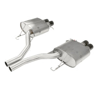 Dinan 11-16 BMW 550i (F10) Free Flow Axleback Exhaust System - Black Tips