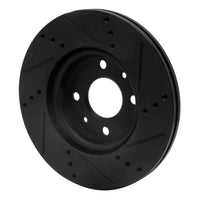 R1 Concepts R1 09-19 Dodge Vision (Mexico) Front Left Drilled & Slotted Black Brake Rotor