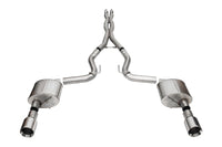 CORSA Performance Corsa 24+ Ford Mustang GT Xtreme CatBack Exhaust Sys 3.0in Dual Rear Exit w/4.5in Straight Cut Tips