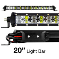 XKGLOW XK Glow RGBW Light Bar High Power Offroad Work/Hunting Light w/ Bluetooth Controller 20In